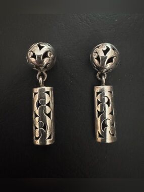 New Lois Hill Sterling Silver Foxtail Earrings